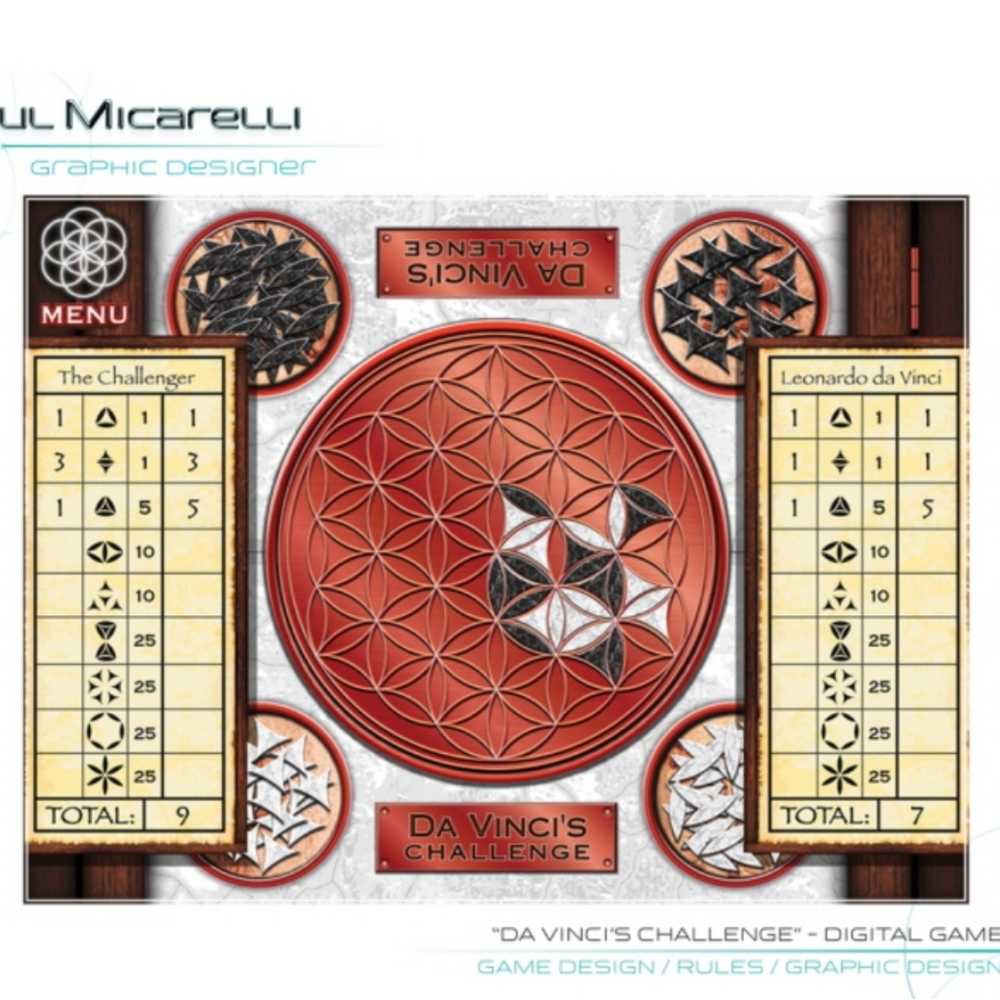 COPY 🇺🇦 DaVinci's Challenge Board Game New